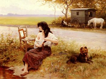 愛德華 伯納德 代巴 博桑 La Gitane A La Toilette 愛德華 伯納德 代巴 博桑 La Gitane A La Toilette